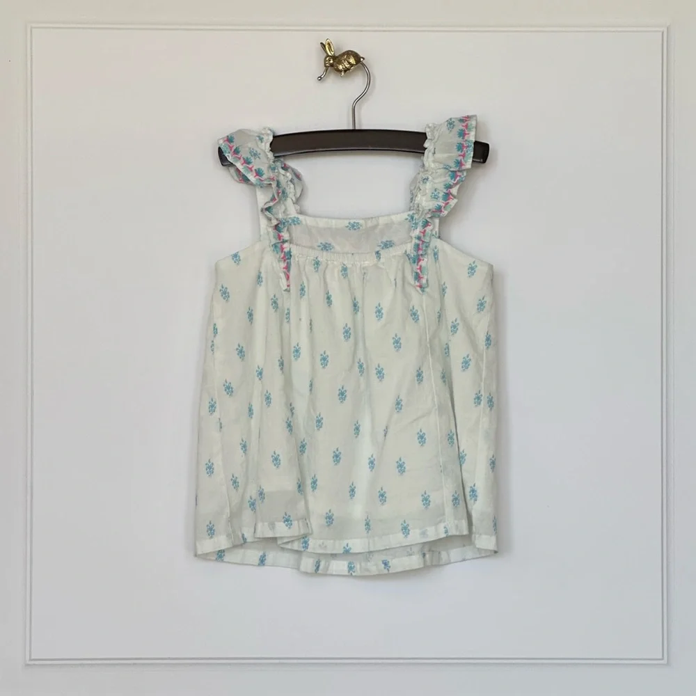 Egg New York | Ivette Embroidered Set With Flutter Sleeves Maisonette